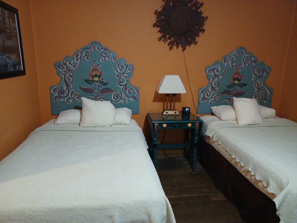 Beds at La Pasada Hotel